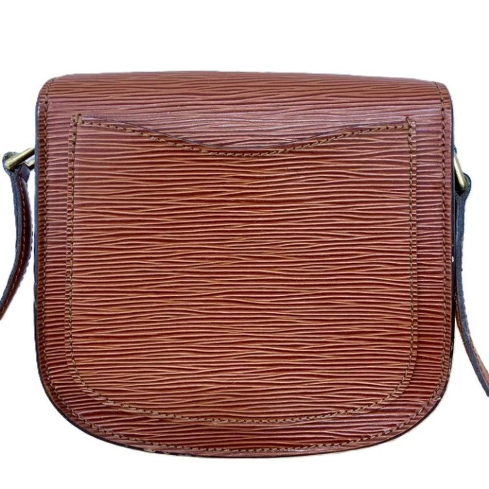 Authentic Louis Vuitton Saint Cloud Epi PM brown kenya leather vintage - Picture 2 of 12